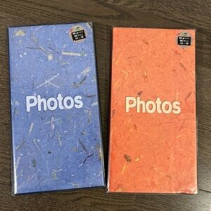 Vintage Colorful Photo Album Set